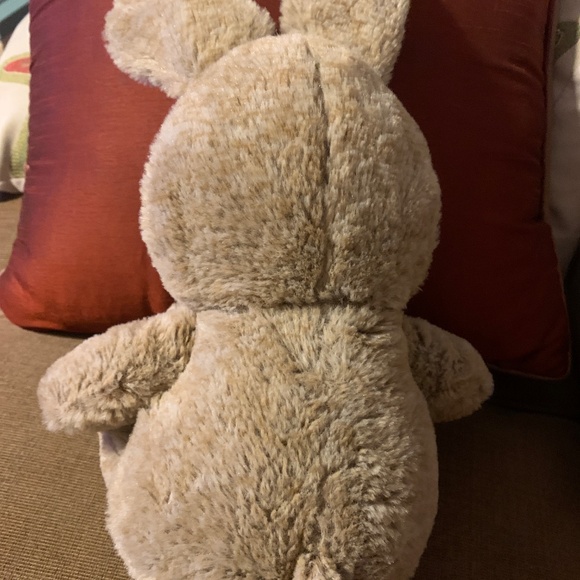 Spark Create Imagine Brown Bunny Rabbit Chime Rattle Crinkle Stuffed Plush 13" - Picture 5 of 6